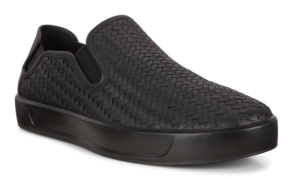 Slip On Hombre - ECCO Soft 8 Sneakers - Negros - BOL698173